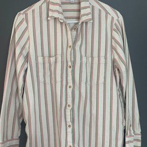 Madewell Striped Button-Down Top
